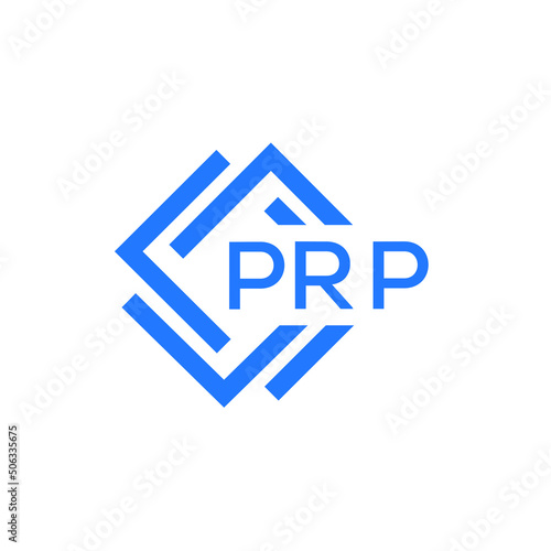 PRP technology letter logo design on white  background. PRP creative initials technology letter logo concept. PRP technology letter design.