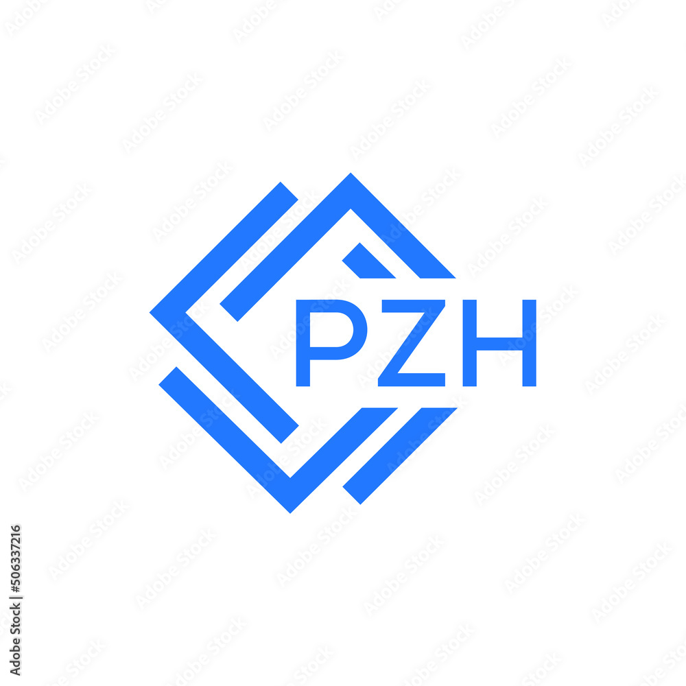 PZH technology letter logo design on white background. PZH creative initials technology letter logo concept. PZH technology letter design. PZH technology letter logo design on white background. PZH creative initials technology letter logo concept. PZH technology letter design.