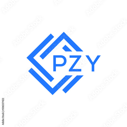 Free Download PZY technology letter logo design on white  background. PZY creative initials technology letter logo concept. PZY technology letter design. - GFXLoad