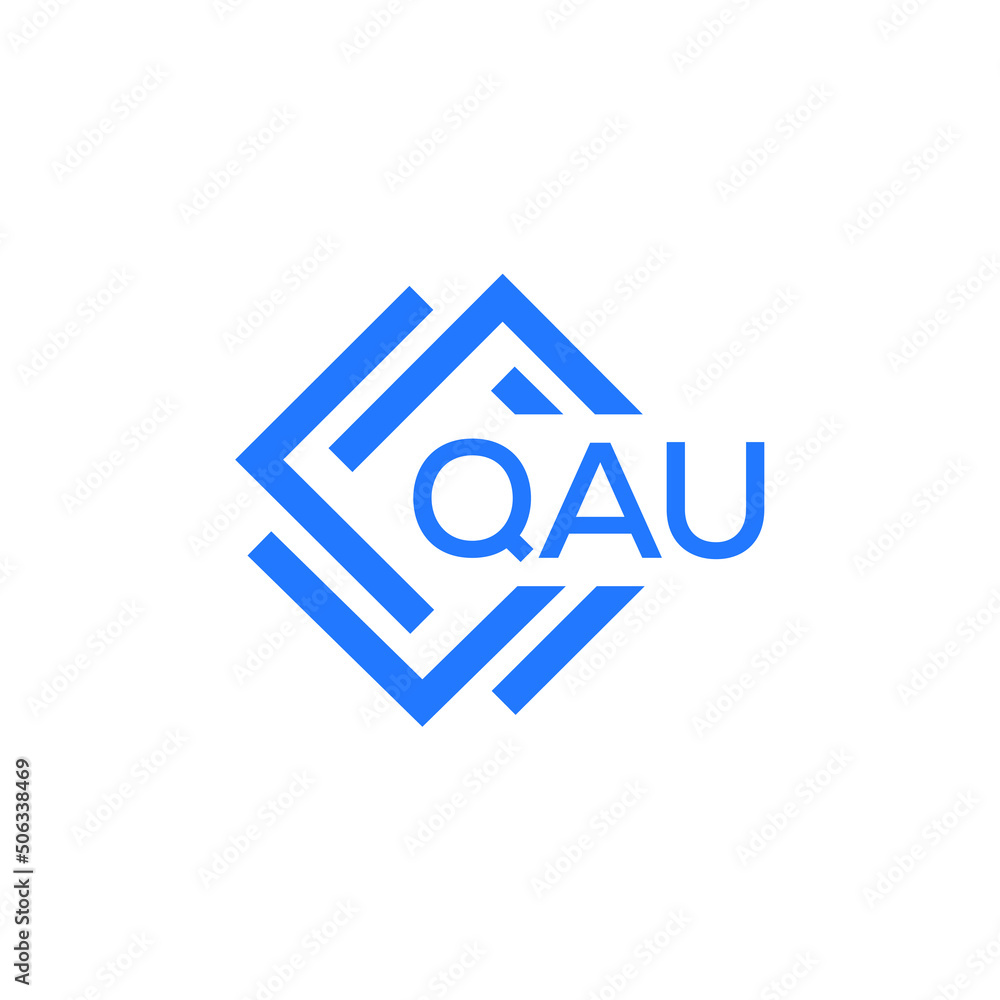 QAU technology letter logo design on white background. QAU creative initials technology letter logo concept. QAU technology letter design. QAU technology letter logo design on white background. QAU creative initials technology letter logo concept. QAU technology letter design.