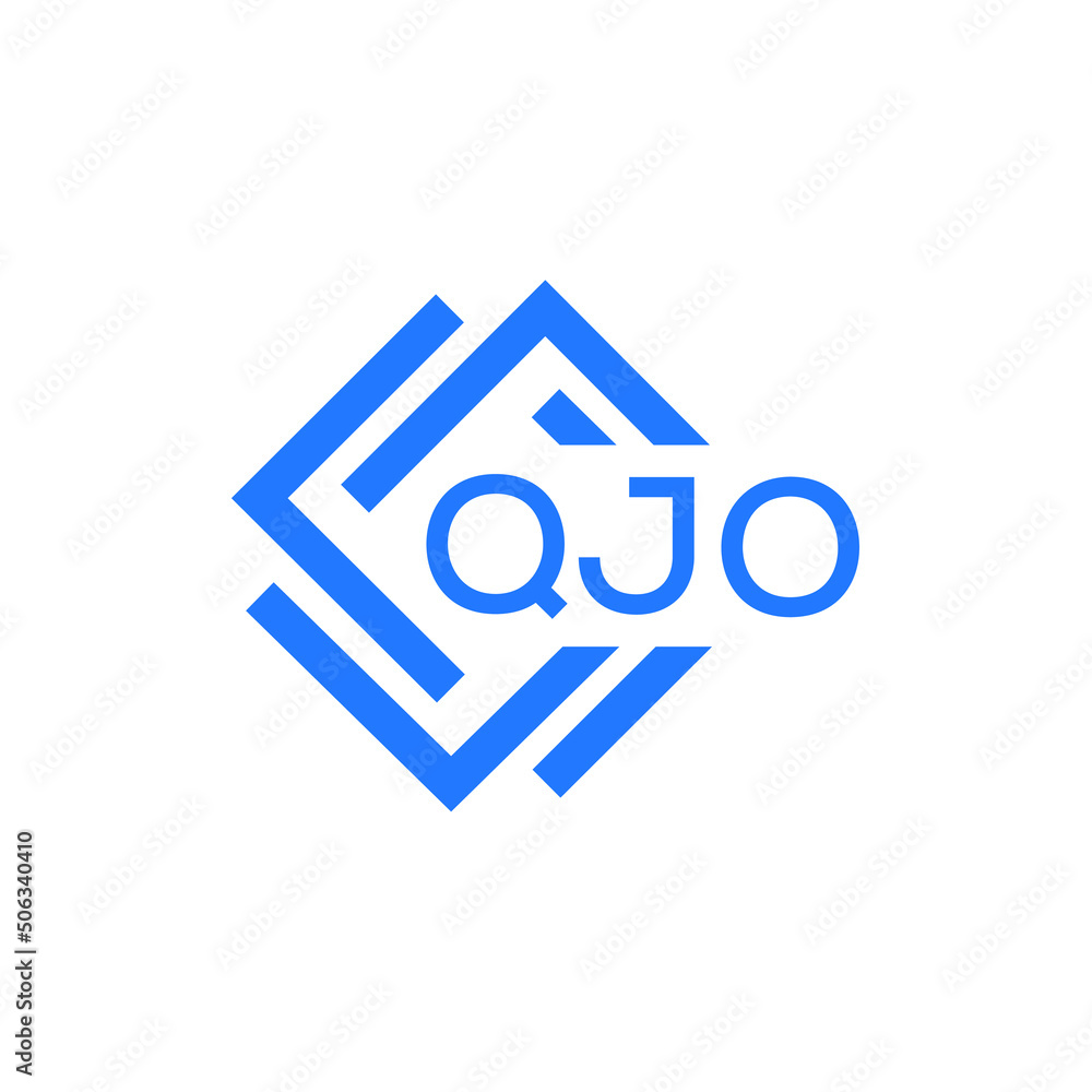 QJO technology letter logo design on white background. QJO creative initials technology letter logo concept. QJO technology letter design. QJO technology letter logo design on white background. QJO creative initials technology letter logo concept. QJO technology letter design.