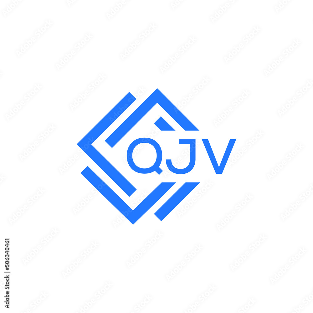 QJV technology letter logo design on white background. QJV creative initials technology letter logo concept. QJV technology letter design. QJV technology letter logo design on white background. QJV creative initials technology letter logo concept. QJV technology letter design.