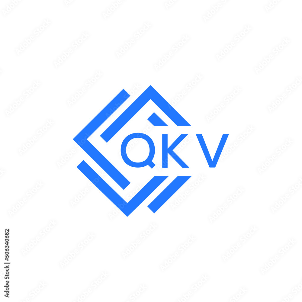 QKV technology letter logo design on white background. QKV creative initials technology letter logo concept. QKV technology letter design. QKV technology letter logo design on white background. QKV creative initials technology letter logo concept. QKV technology letter design.