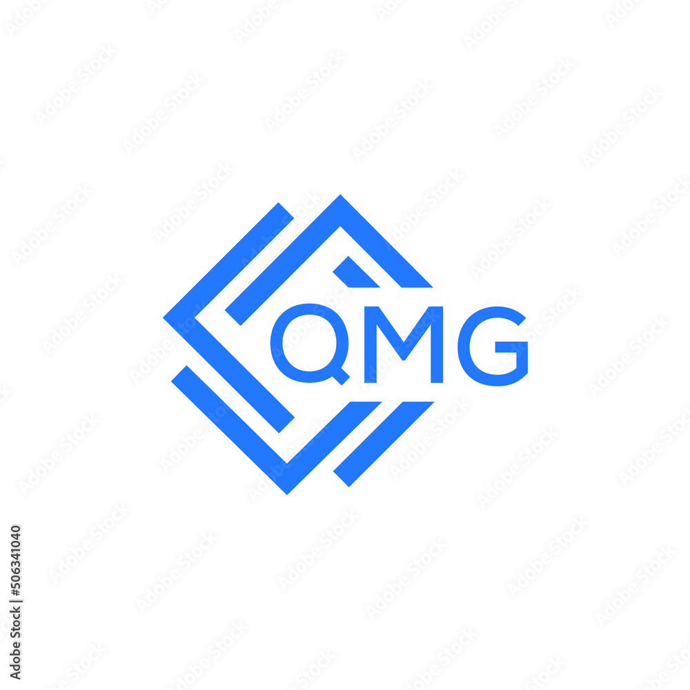 QMG technology letter logo design on white  background. QMG creative initials technology letter logo concept. QMG technology letter design.