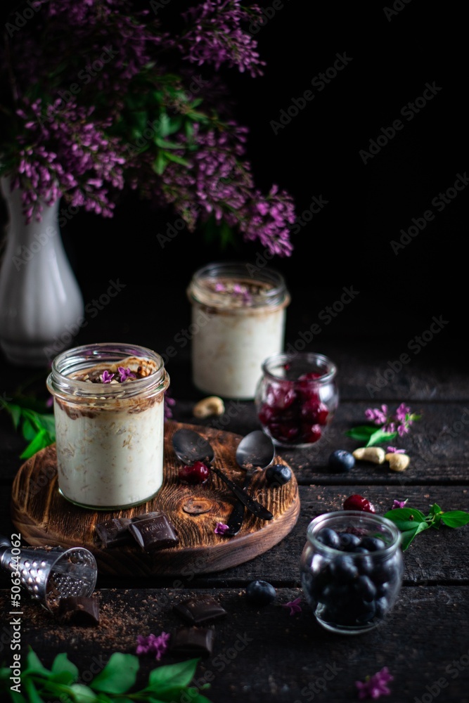 Oat and flowers
