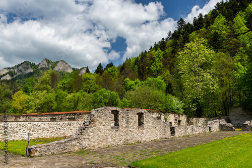 Red Monastery in Slovakia. Pieniny Mountains Architecture and Landmarks