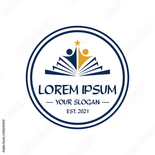 education logo , university logo vector photo