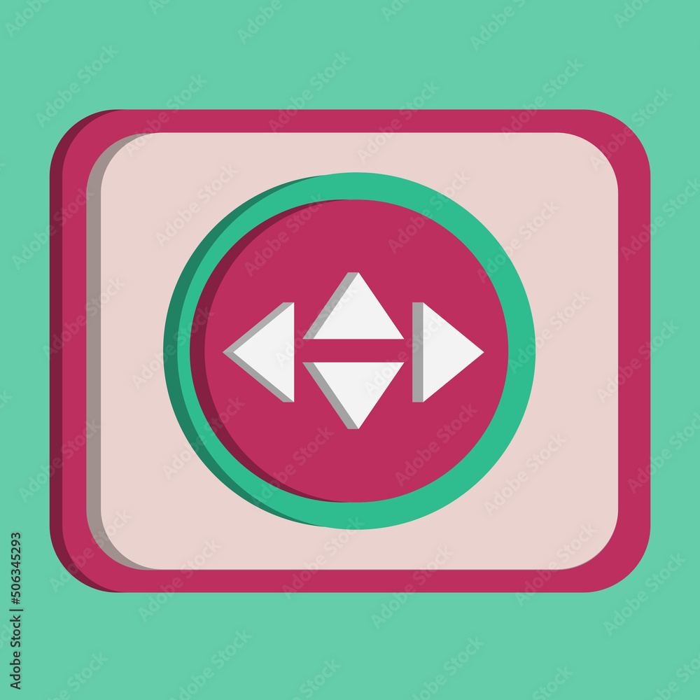 3D play icon button vector with turquoise and pink background, best for property design images, editable colors, popular vector 3D play icon button vector with turquoise and pink background, best for property design images, editable colors, popular vector