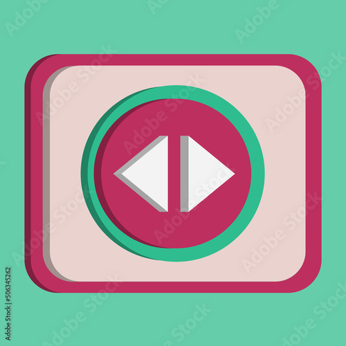 3D left and right icon button vector with turquoise and pink background, best for property design images, editable colors, popular vector Free Download 3D left and right icon button vector with turquoise and pink background, best for property design images, editable colors, popular vector - GFXLoad