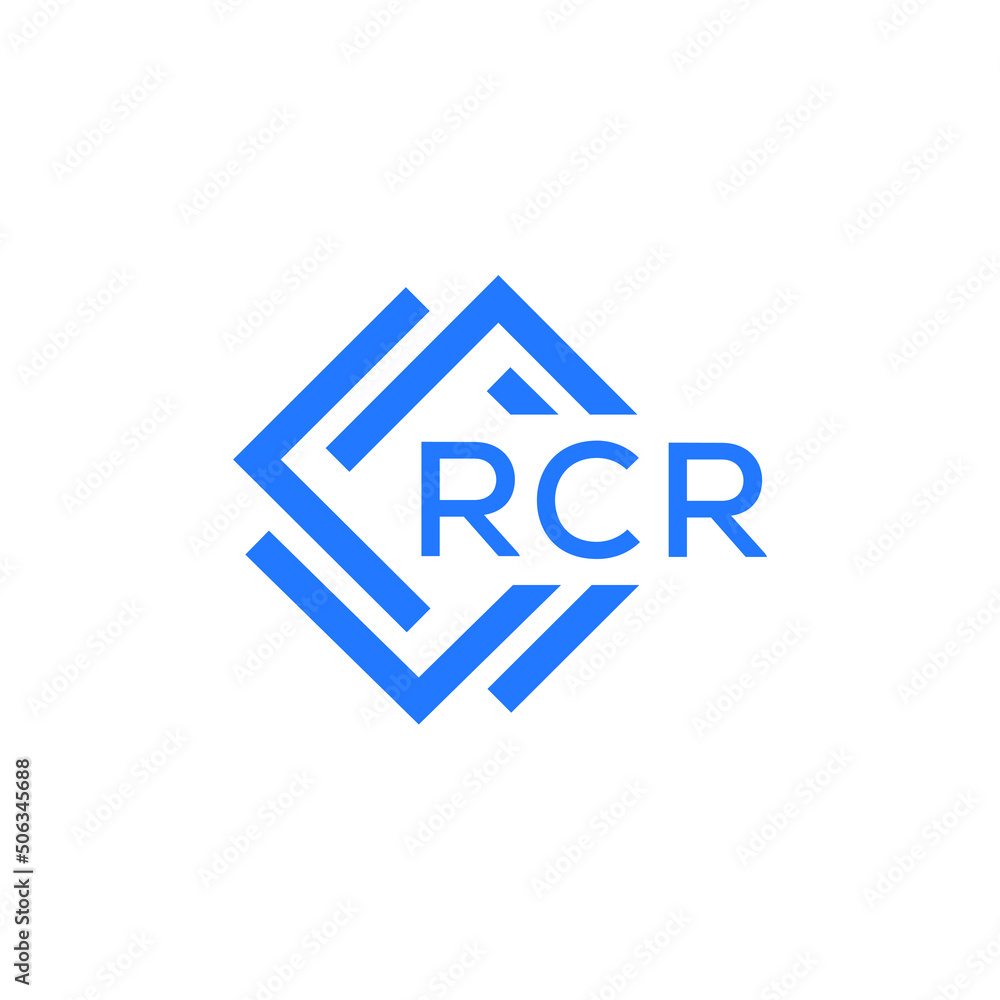 RCR technology letter logo design on white background. RCR creative initials technology letter logo concept. RCR technology letter design. RCR technology letter logo design on white background. RCR creative initials technology letter logo concept. RCR technology letter design.