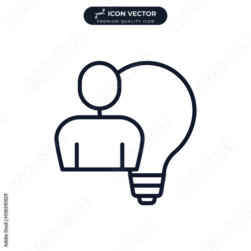 abilities icon symbol template for graphic and web design collection logo vector illustration