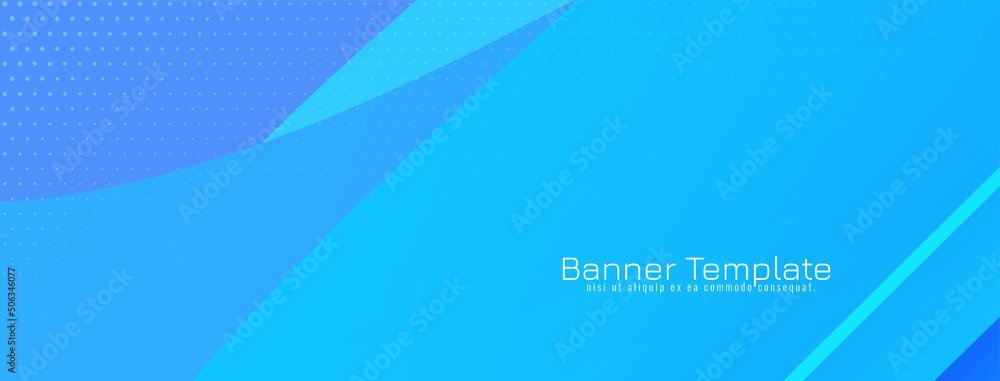 Elegant decorative wave style business banner design Elegant decorative wave style business banner design