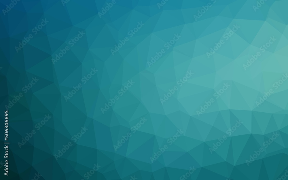 Light BLUE vector polygonal template. Light BLUE vector polygonal template.
