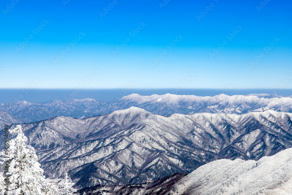 설경(덕유산설경)