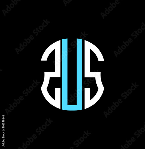 Obraz na płótnie ZUS letter logo creative design with vector graphic