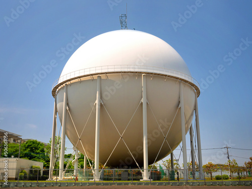 Papier peint ガスタンク