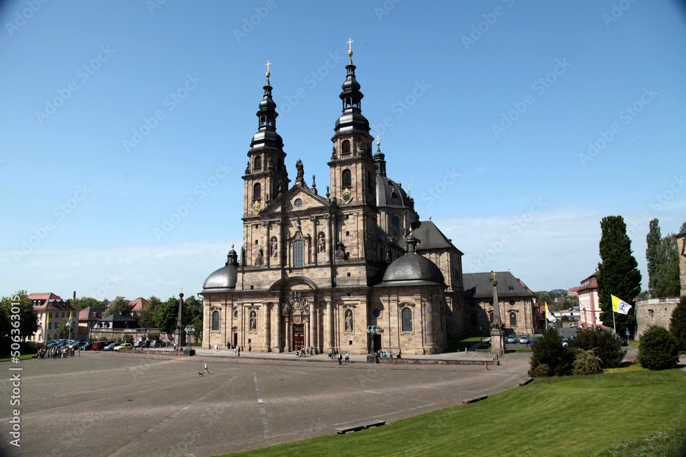 Der Dom St. Michael in Fulda. St. Michael, Fulda, Hessen, Deutschland, Europa   --
The Cathedral of St. Michael in Fulda. St. Michael, Fulda, Hesse, Germany, Europe