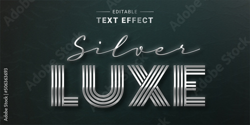 Luxury Metallic Golden Text Effect. Editable Deluxe Graphic Styles