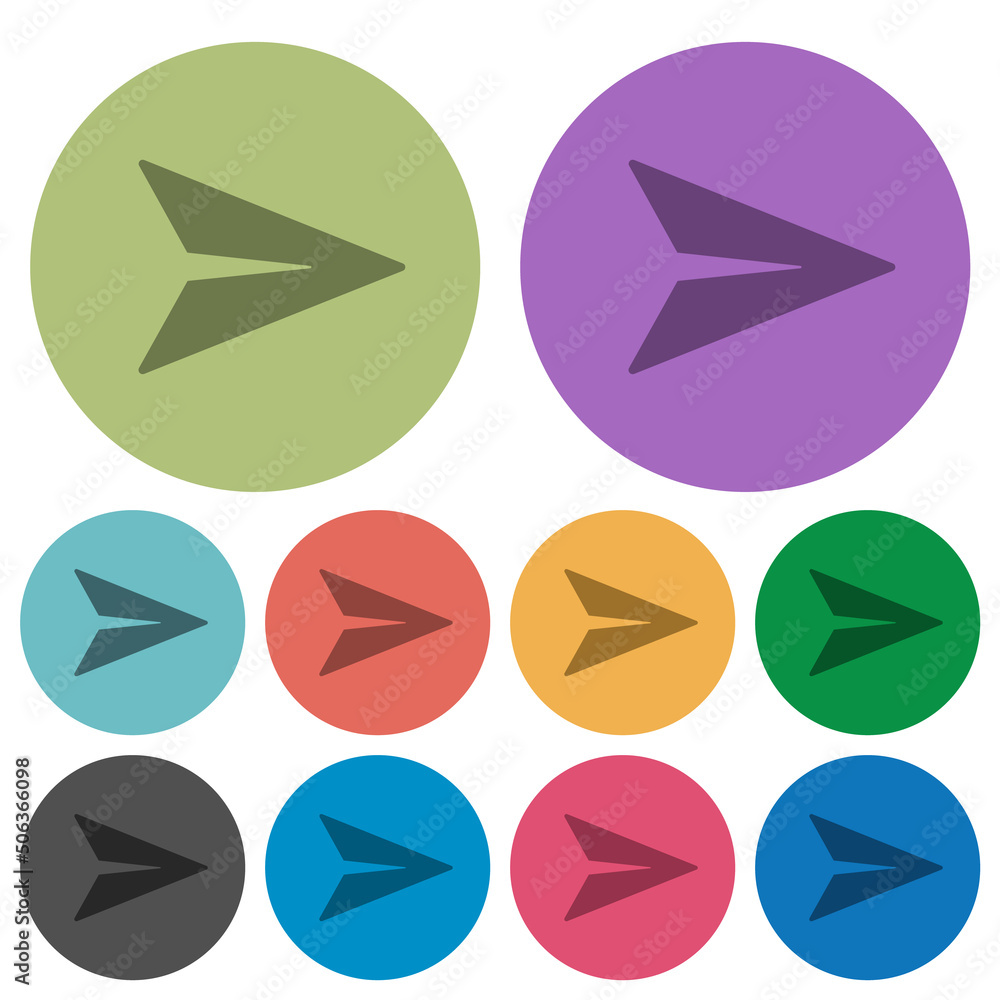 Send message solid color darker flat icons Send message solid color darker flat icons