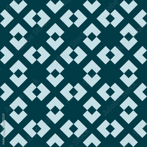 Abstract geometric block and squares pattern. Seamless mosaic and tile. Vector illustration