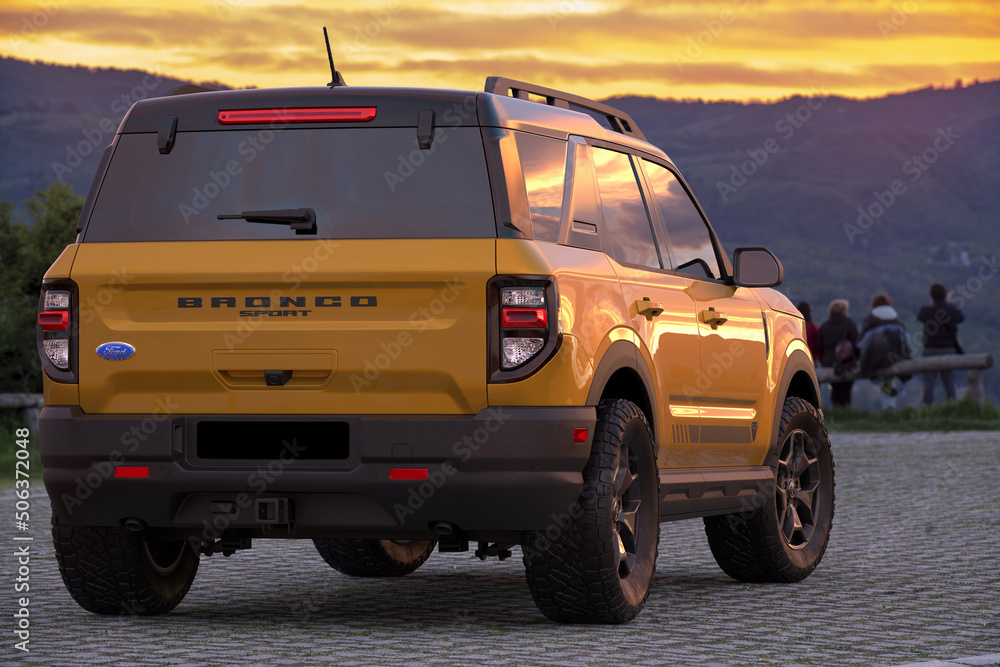Ford Bronco Sport: an off-road SUV from a new family Stock Photo
