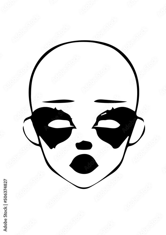 illustration of makeup boceto best graphics design in vector art illustration of makeup boceto best graphics design in vector art