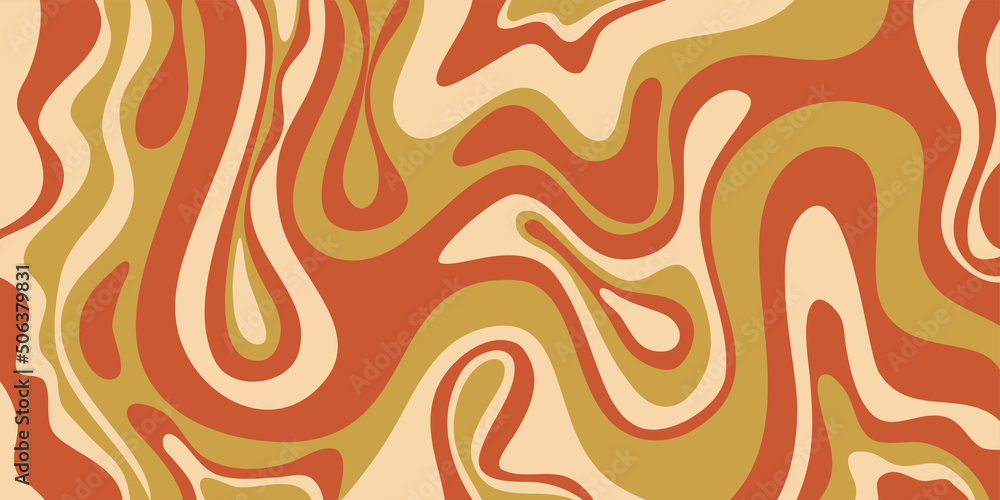 {buangkata(Psychedelic swirl groovy poster. Psychedelic retro wave wallpaper. Liquid  groovy background. Vector design illustration Stock-Vektorgrafik | Adobe  Stock)}