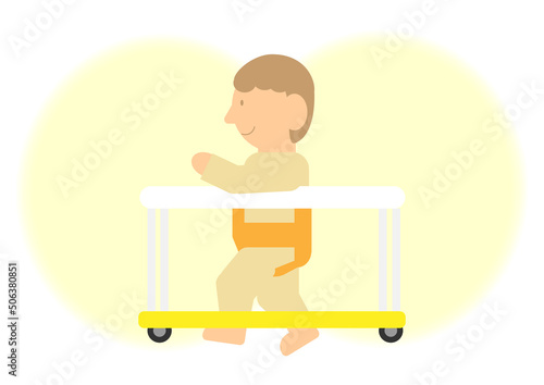 ベビー歩行器（ドーナツ型）