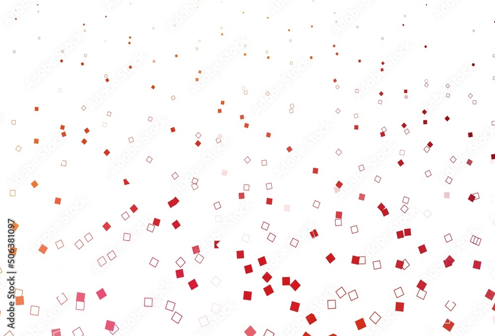 Light Red, Yellow vector template with square style. Light Red, Yellow vector template with square style.