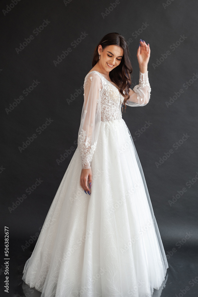 Fashion portrait of a beautiful bride Fashion portrait of a beautiful bride