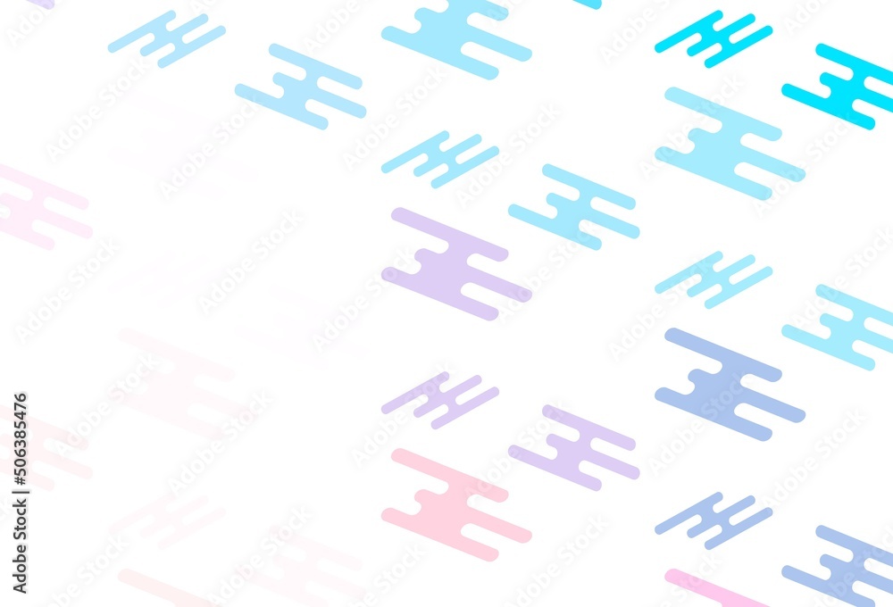 Light Blue, Red vector layout with flat lines. Light Blue, Red vector layout with flat lines.