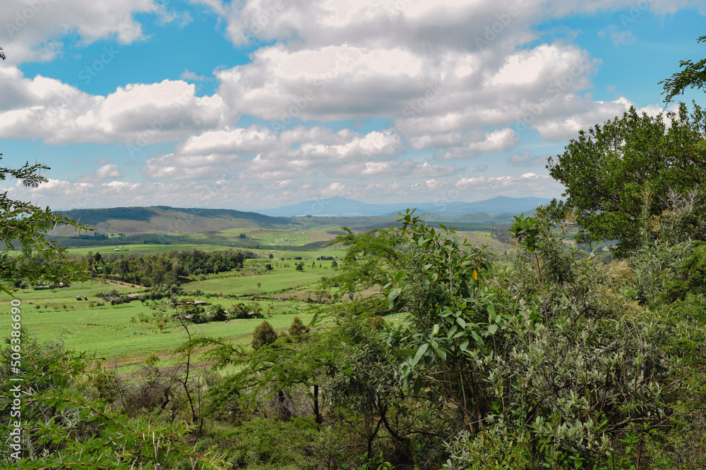Scenic view of landscapes against sky at Naivasha, Kenya Scenic view of landscapes against sky at Naivasha, Kenya