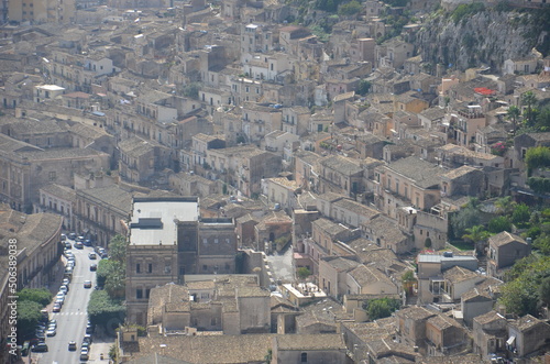 Some photos from the beautiful city of Ragusa Ibla, or Old Ragusa, pearl of the Val di Noto, in the south-east part of Sicily, taken during a trip in the summer of 2021. photo