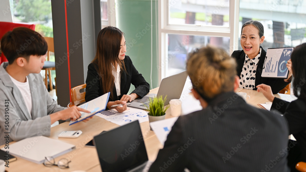 Business team having a meeting in the conference room. Business team having a meeting in the conference room.