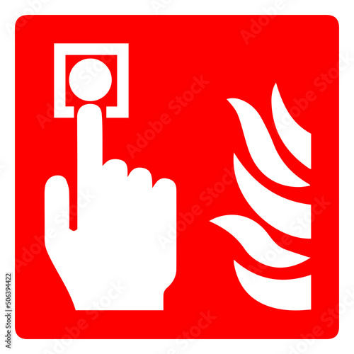 Fire alarm sign