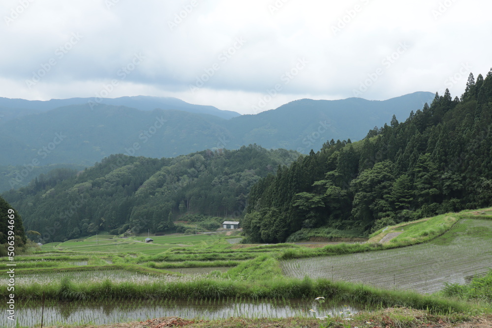 田舎の曇り空