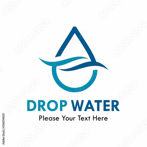 Water drop logo template illustration Free Download Water drop logo template illustration - GFXLoad