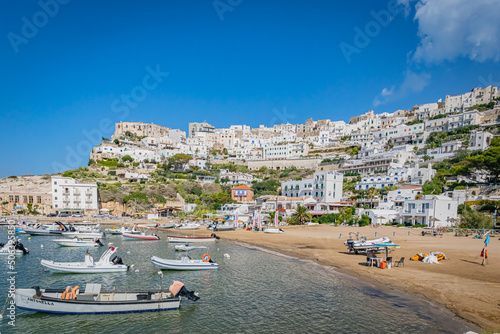Peschici is a town and comune in the province of Foggia in the Apulia region of southeast Italy