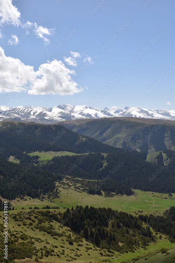 Fototapeta premium landscape with clouds