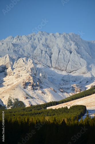 landscape with snow