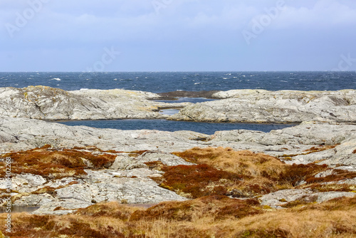 Landscape at the Norwegian island Froeya photo