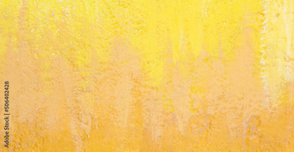 Texture. Yellow and orange strokes of paint. Abstraction. Plaster. High quality photo. Texture. Yellow and orange strokes of paint. Abstraction. Plaster. High quality photo.