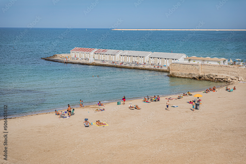 Obraz premium Bari is the capital city of the Metropolitan City of Bari and of the Apulia region, on the Adriatic Sea, southern Italy.
