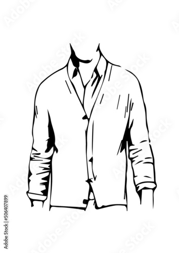 illustration of  business man dress  garments fashion best graphics design in vector art