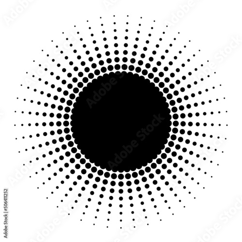 放射線のイラスト素材