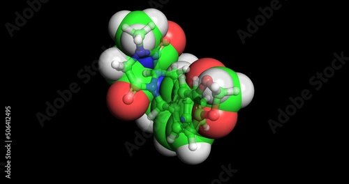  Tadalafil molecule, 4K photo