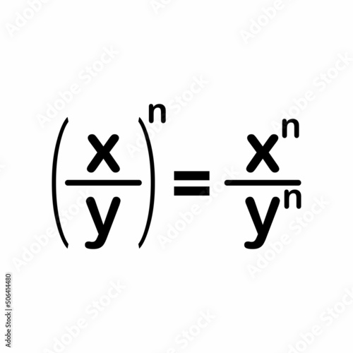 power of a quotient rule