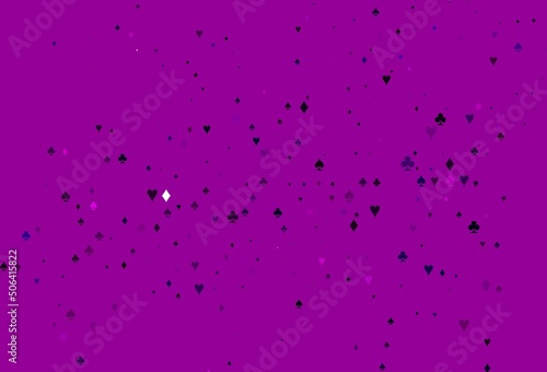 Light Purple vector layout with elements of cards.