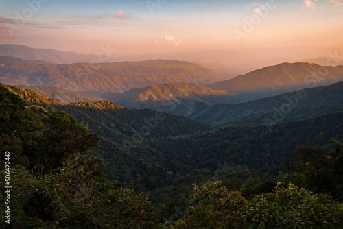 Viewpoint at 1715 Doi Phu Kha National Park , Nan ,Thailand  photo