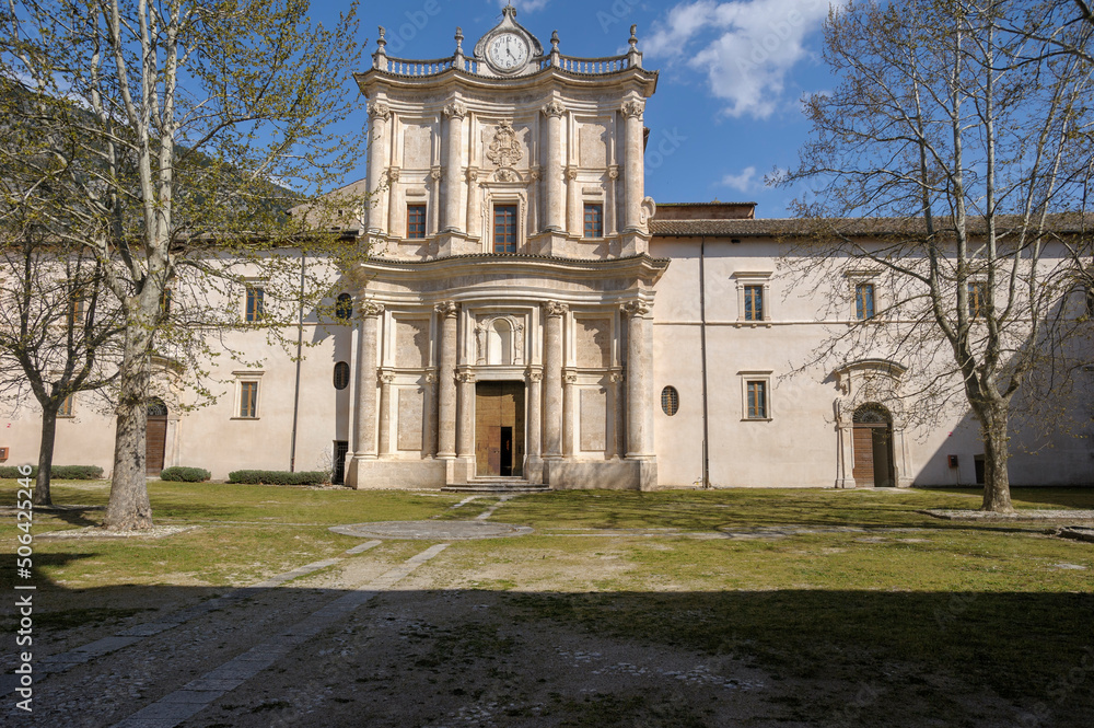 Celestian Abbey of Santo Spirito al Morrone - Abruzzo.
